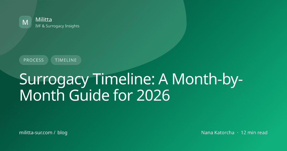 Surrogacy Timeline: A Month-by-Month Guide for 2026 — visual cover