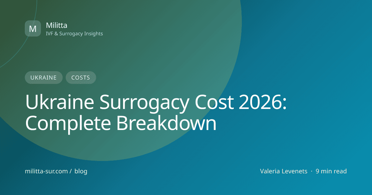 Ukraine Surrogacy Cost 2026: Complete Breakdown — visual cover