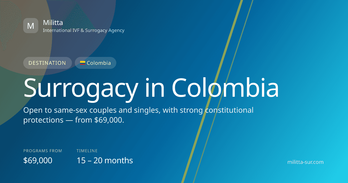 Surrogacy in Colombia — Militta destination cover