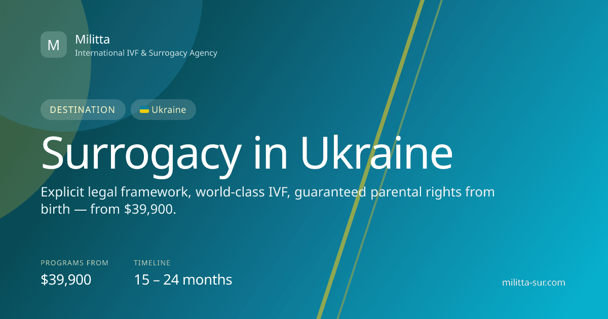 Surrogacy in Ukraine — Militta destination cover